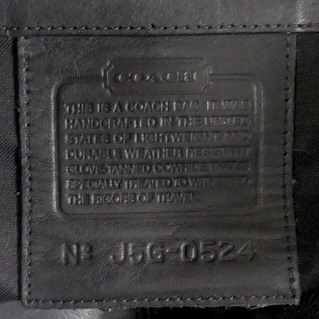 COACH(コーチ)のアメリカ製 ボストンバッグ 旅行 レザー 本革 COACH コーチ AA1479 メンズのバッグ(ボストンバッグ)の商品写真