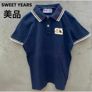 スウィートイヤーズ(SWEET YEARS)の美品送料込み　スウィートイヤーズ　ポロシャツ　ネイビー　M(ポロシャツ)