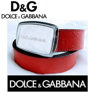 DOLCE&GABBANA ベルト レザー 本革