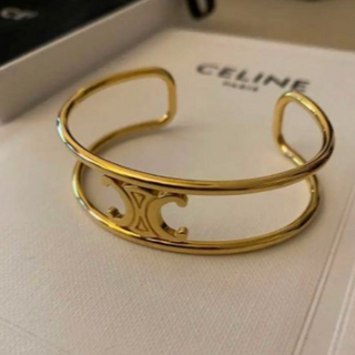セリーヌブレスレット トリオンフ サスペンダー ブレスレット メタル
