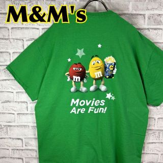 ギルタン(GILDAN)のM&M's エムアンドエムズ 企業キャラ バックプリント Tシャツ 半袖 輸入品(Tシャツ/カットソー(半袖/袖なし))