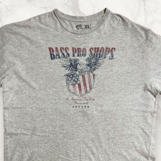 HYW Bass Pro Shops ビンテージ  パキ製 バスプロ　釣り T(Tシャツ/カットソー(半袖/袖なし))