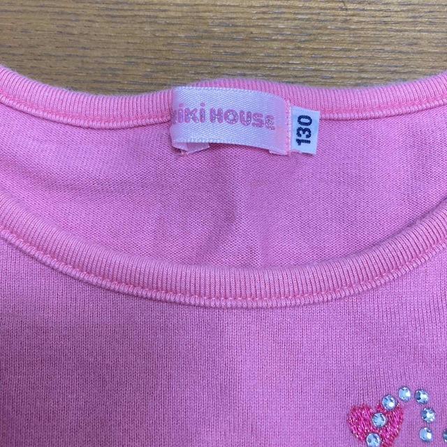 mikihouse(ミキハウス)のミキハウス リーナちゃん ロンT 130 140 2枚セット キッズ/ベビー/マタニティのキッズ服女の子用(90cm~)(Tシャツ/カットソー)の商品写真