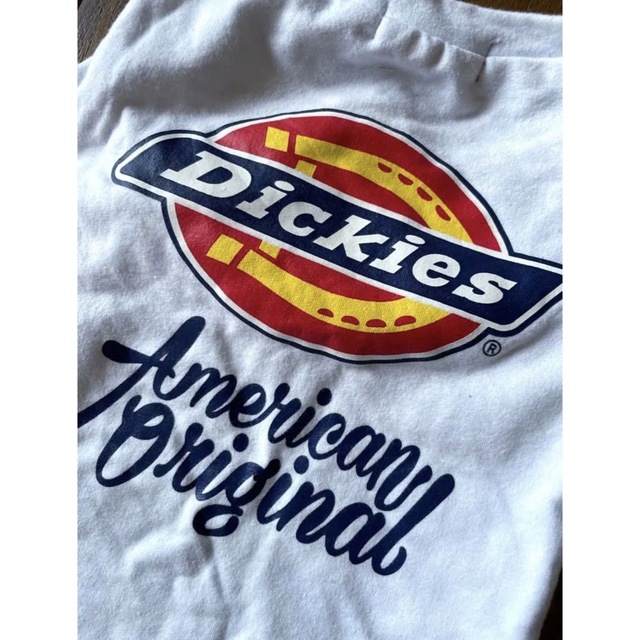 ディッキーズ Dickies ロゴ 長袖Tシャツ ホワイト 犬 服 ドッグウェア その他のペット用品(犬)の商品写真