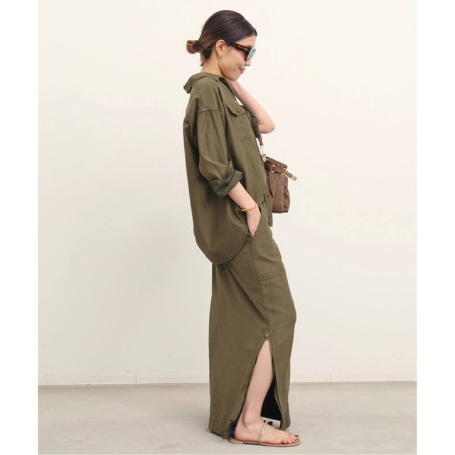 【REMI RELIEF/レミレリーフ】Military Maxi Skirt