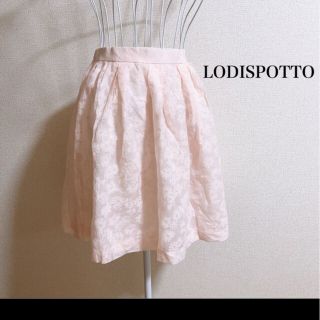 ロディスポット(LODISPOTTO)のLODISPOTTOピンクミニスカート美品(ミニスカート)