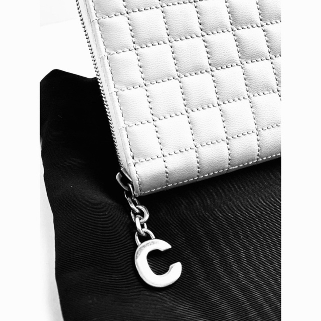 【新品】CELINE セリーヌ 長財布 Cチェーン ラージジップウォレット