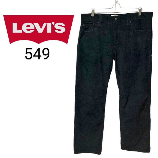 【Levis 549】 LOW LOOSE ブラックコーデュロイパンツ A744