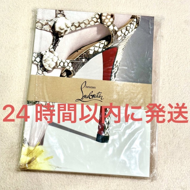 Christian Louboutin(クリスチャンルブタン)の新品☆Christian Louboutinクリスチャンルブタン B5ノート エンタメ/ホビーのコレクション(ノベルティグッズ)の商品写真