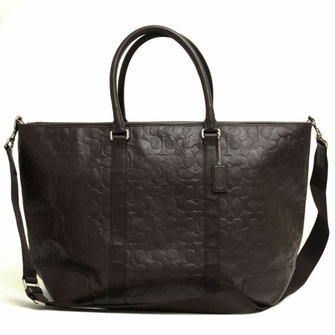 コーチ／COACH バッグ トートバッグ 鞄 ハンドバッグ メンズ 男性 男性用レザー 革 本革 F71138 Heritage Web  Leather Embossed C Weekend Tote ヘリテージ ウェブ レザー エンボスド C ウィークエンド トート シグネチャー柄  2WAY