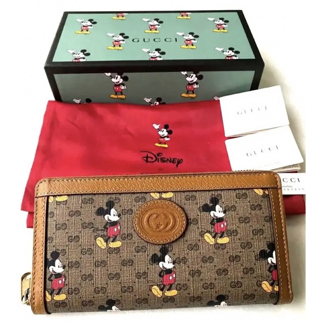 【新品】 グッチ × ディズニー コラボ ミッキー GG ジッピー長財布 | フリマアプリ ラクマ