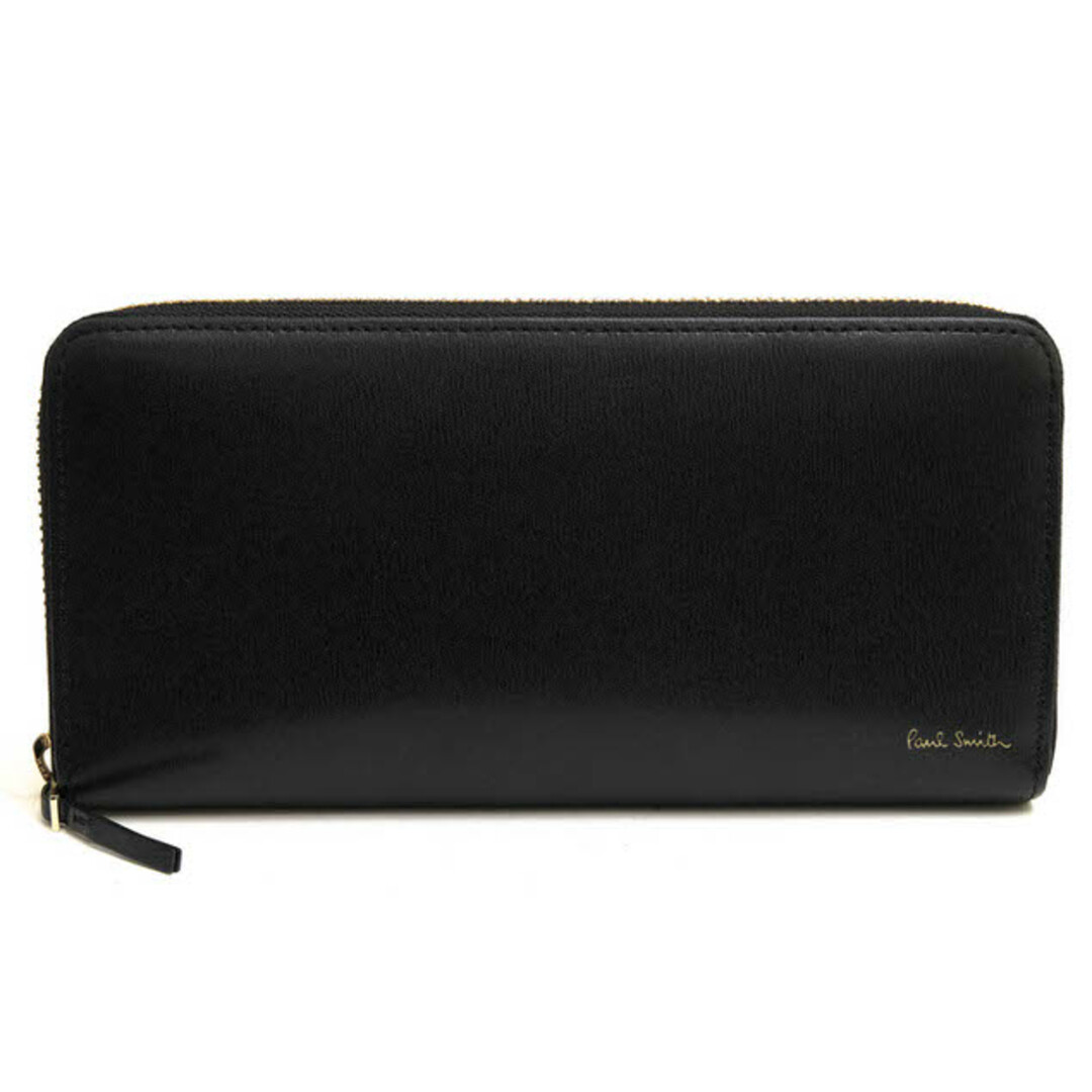 ポールスミス／Paul Smith 長財布 財布 ウォレット メンズ 男性 男性用レザー 革 本革 ブラック 黒 PSC307 CITY EMBOSS  WALLET シティエンボス ラウンドジップ ラウンドファスナー 小銭入れあり | フリマアプリ ラクマ