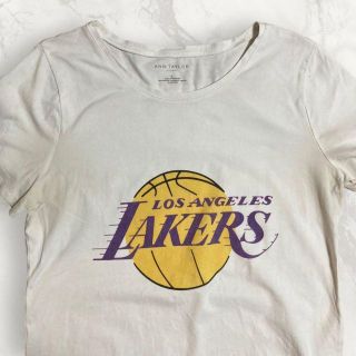 HXG ビンテージ   白 レイカーズ　バスケ　LAKERS Tシャツ(Tシャツ(半袖/袖なし))