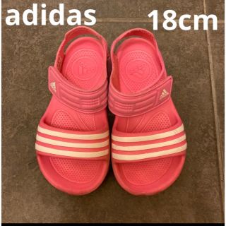 アディダス(adidas)のadidas   サンダル　18cm   ピンク(サンダル)