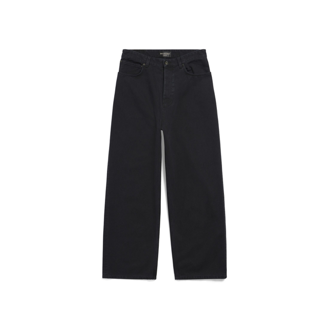 BALENCIAGA BAGGY PANTS PEACH PITCH BLACK