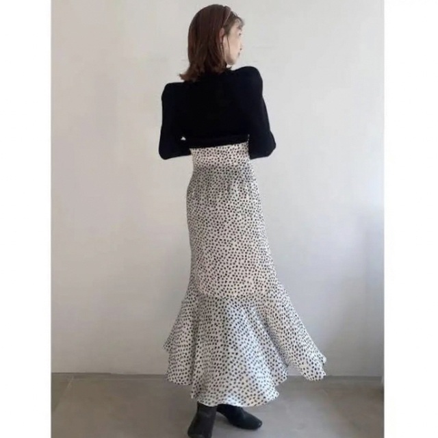 SNIDEL(スナイデル)のフリルアシメスカショーパン snidel レディースのスカート(ロングスカート)の商品写真