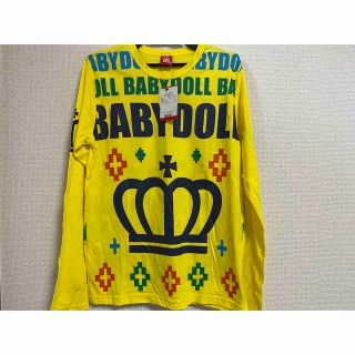 ベビードール(BABYDOLL)の新品　BABYDOLL 　ロンＴ　S　黄色　長袖　イエロー　ベビードール(Tシャツ(長袖/七分))