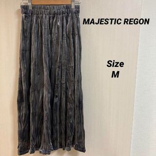 マジェスティックレゴン(MAJESTIC LEGON)の19a426 マジェスティックレゴン　レディース　グレースカート　ベルベット素材(ロングスカート)