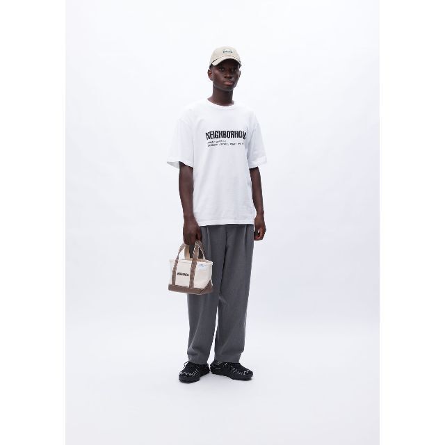 NH X L.L.BEAN . TOTE-MINI ネイビー ミニ トートバッグ-