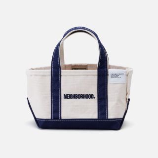NH X L.L.BEAN . TOTE-MINI ネイビー ミニ トートバッグ-