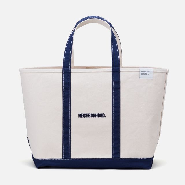 NH X L.L.BEAN . TOTE-L ネイビー トートバッグ　Lサイズ