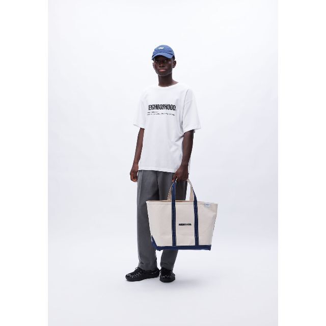 NH X L.L.BEAN . TOTE-L ネイビー トートバッグ　Lサイズ