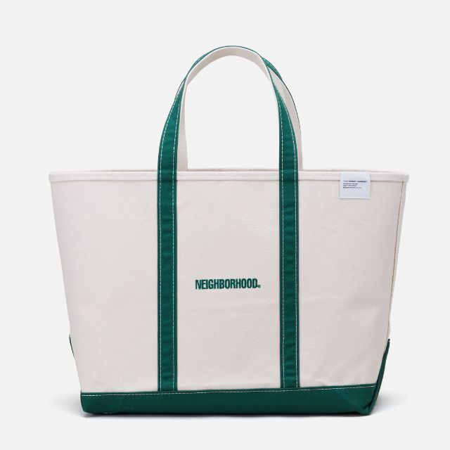 NEIGHBORHOOD(ネイバーフッド)のNH X L.L.BEAN . TOTE-L グリーン トートバッグ　Lサイズ メンズのバッグ(トートバッグ)の商品写真