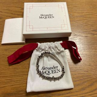 ALEXANDER MCQUEEN シルバー スカル ブレスレット 新品未使用