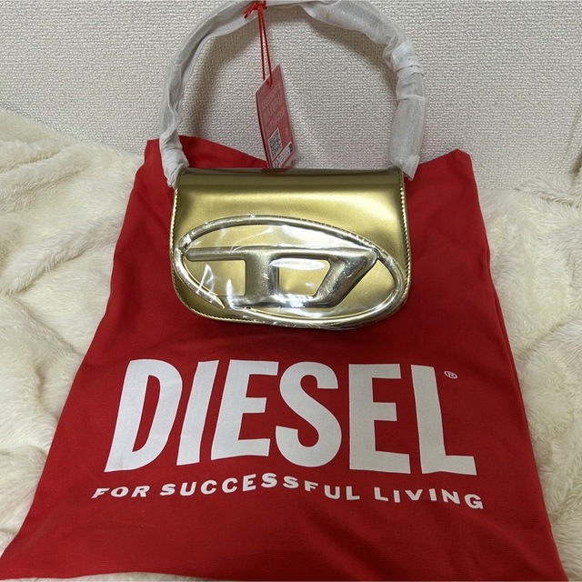 DIESEL ディーゼル 1dr ゴールド カバン ショルダーバッグ