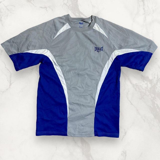 HVE ビンテージ 90s 00s  グレー 青 エベレスト　 ゲームシャツ メンズのトップス(Tシャツ/カットソー(半袖/袖なし))の商品写真