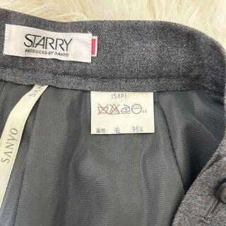 美品】STARRY SANYO センタークリース スーツパンツ (S) ウールの通販