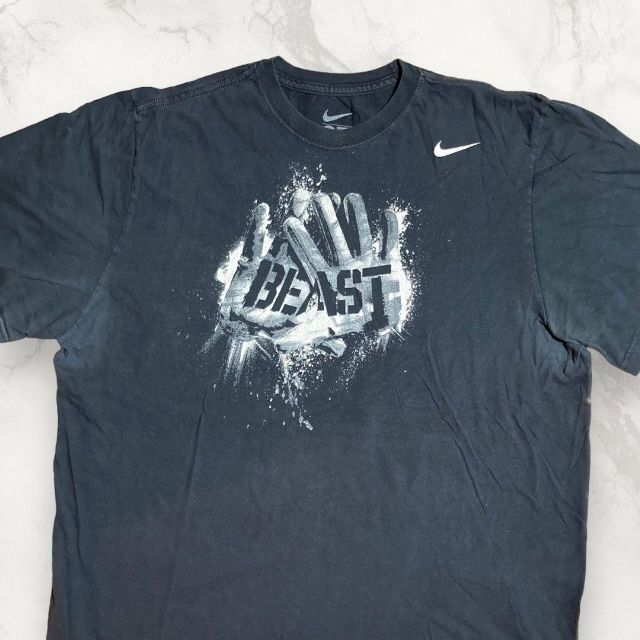 HUI NIKE 90s 00s 黒 ナイキ　ビースト　BEAST Tシャツ メンズのトップス(Tシャツ/カットソー(半袖/袖なし))の商品写真