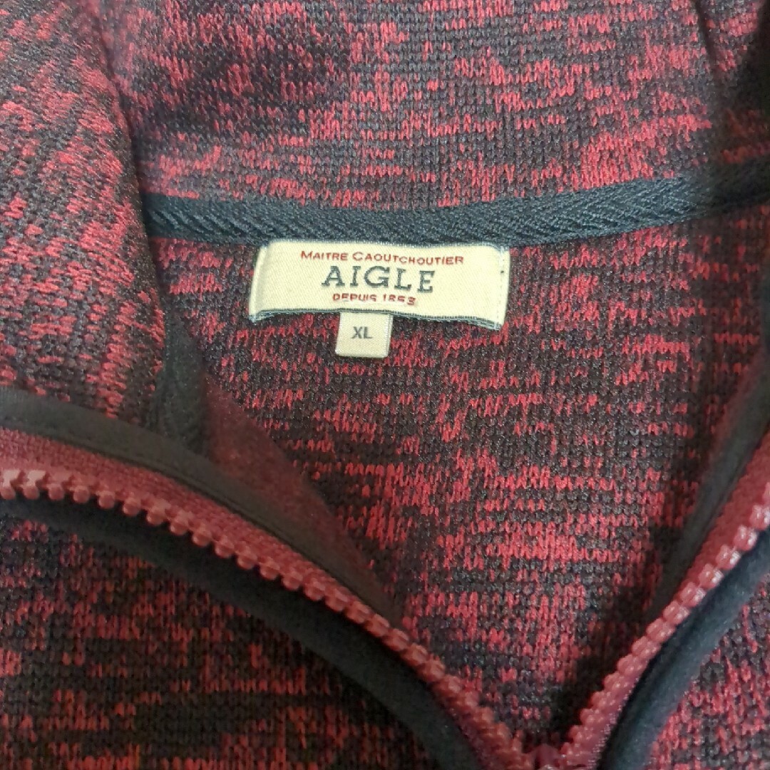 AIGLE(エーグル)の【希少サイズ】AIGLE　エーグル　ジップアップ　トレーナー XL メンズのトップス(その他)の商品写真