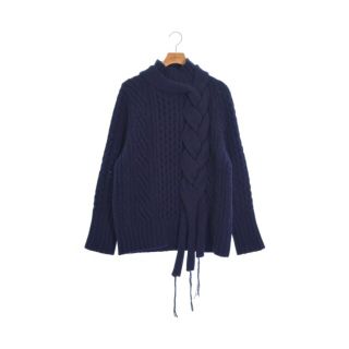 サカイ(sacai)のsacai サカイ ニット・セーター 1(S位) 紺 【古着】【中古】(ニット/セーター)