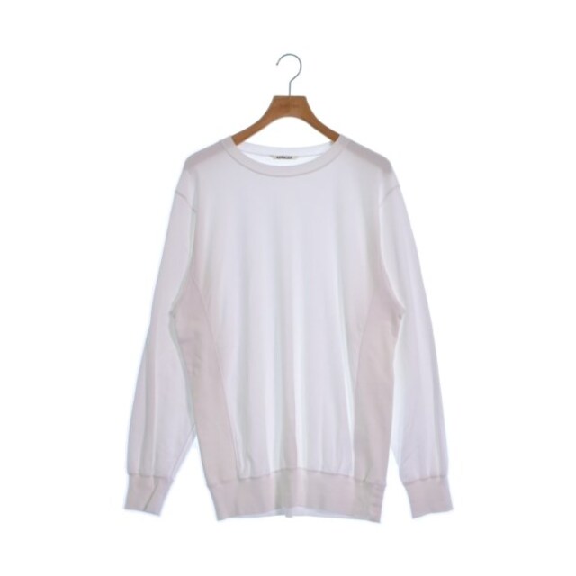 AURALEE オーラリー Tシャツ・カットソー 5(L位) 白 【古着】 偽物