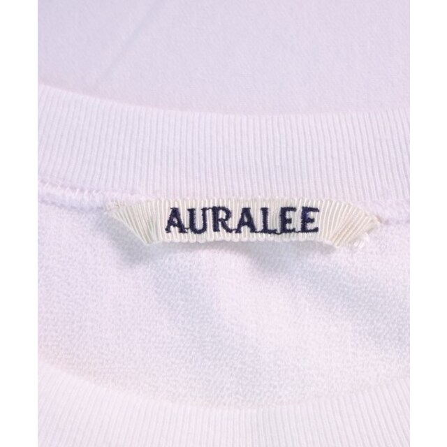 AURALEE オーラリー Tシャツ・カットソー 5(L位) 白 2