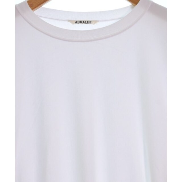AURALEE オーラリー Tシャツ・カットソー 5(L位) 白