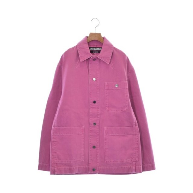本物 JACQUEMUS ジャックムス カバーオール 46(M位) ピンク 【古着