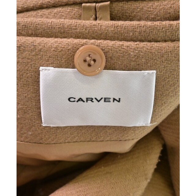 CARVEN(カルヴェン)のCARVEN カルヴェン チェスターコート 44(S位) ベージュ 【古着】【中古】 メンズのジャケット/アウター(チェスターコート)の商品写真