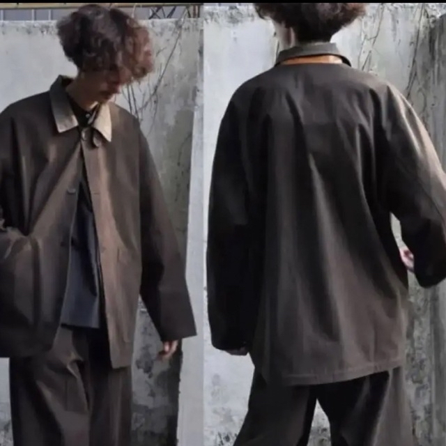OVERSIZED BLOUSON WITH LEATHER PATCHの通販 by ブルー's shop OVERSIZED BLOUSON WITH LEATHER PATCHの通販 by ブルー's shop