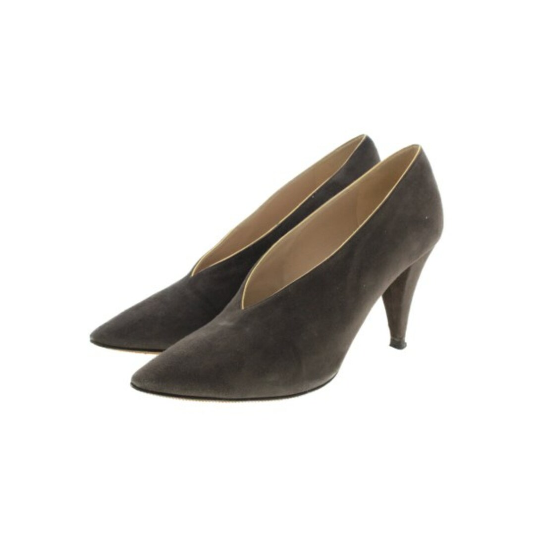NINA RICCI - NINA RICCI パンプス EU37 1/2(24cm位) グレー系 【古着