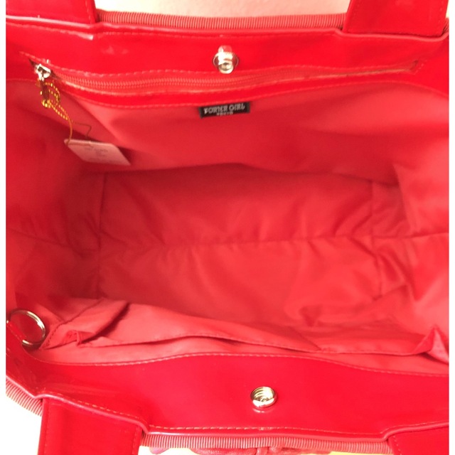 PORTER - 未使用保管品 PORTER GIRL エナメルトート 吉田カバン PORTER - 未使用保管品 PORTER GIRL エナメルトート 吉田カバン