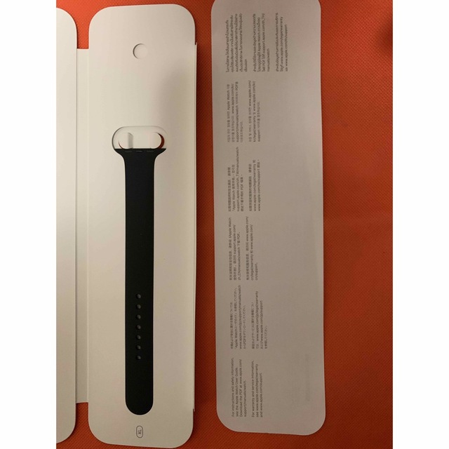 Apple Watch(アップルウォッチ)のApple Watch純正スポーツバンド 44mm　黒 XL メンズの時計(ラバーベルト)の商品写真