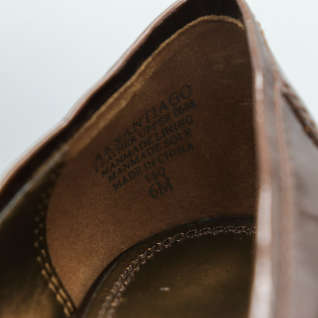 アンクライン ローファー パンプス 良品 レザー スクエアトゥ ウェッジヒール ブランド 靴 レディース 6Mサイズ ブラウン ANNE KLEIN