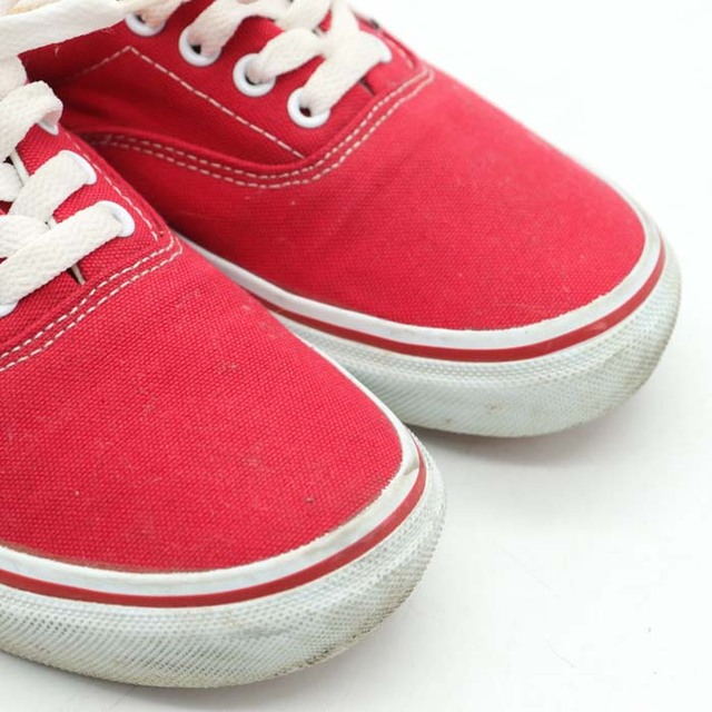 バンズ スニーカー エラ ERA 465019-0022 キャンバス ローカット シューズ 靴 赤 レディース 23cmサイズ レッド VANS