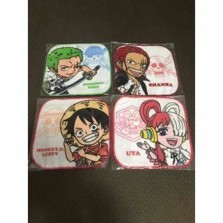 ワンピース(ONE PIECE)のくら寿司　ワンピース　ミニタオル4枚(タオル)