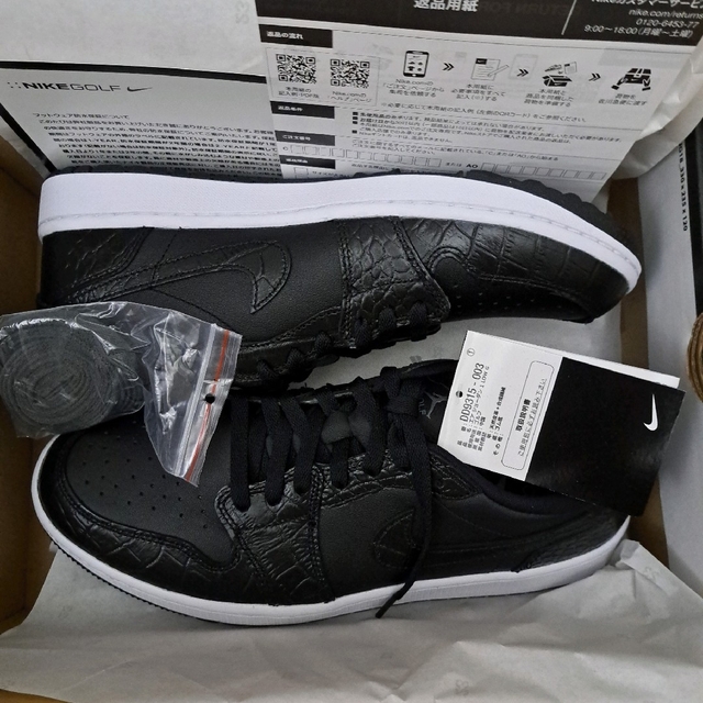 28cm Nike Air Jordan 1 Low Golf Black 防水