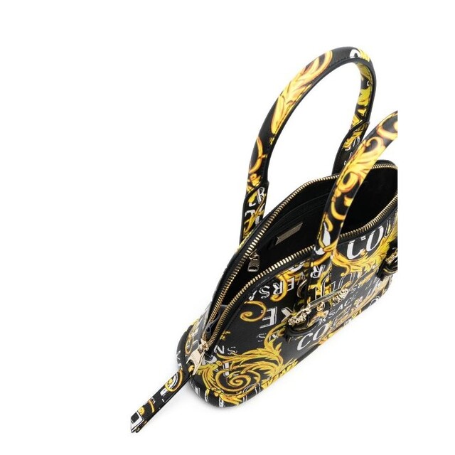 VERSACE JEANS COUTURE ハンドバッグ バロック ブラックの通販 by LAZY