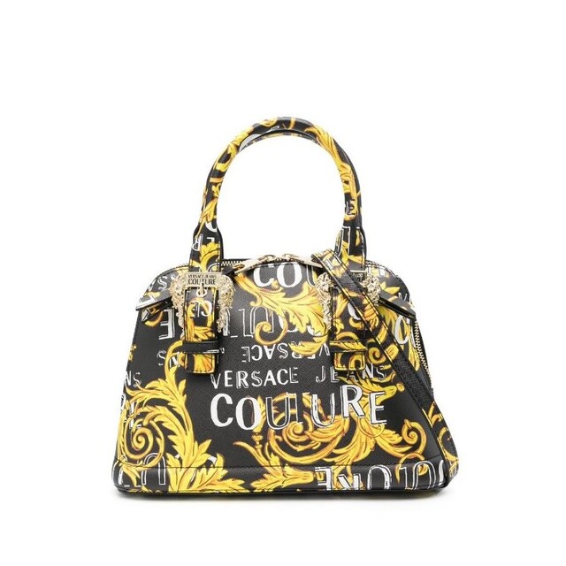 VERSACE JEANS COUTURE ハンドバッグ バロック ブラックの通販 by LAZY ...