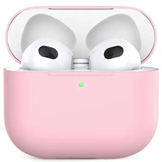 Air Pods3 シリコンケース(ピンク)(ヘッドフォン/イヤフォン)